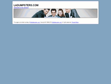 Tablet Screenshot of ladumpsters.com